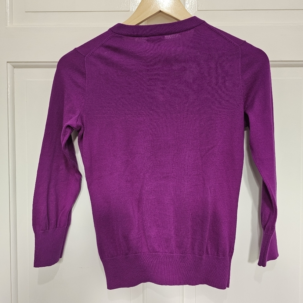 J. Crew The Clare Cardigan Sweater Crewneck Button Up Size XS - Picture 8 of 9